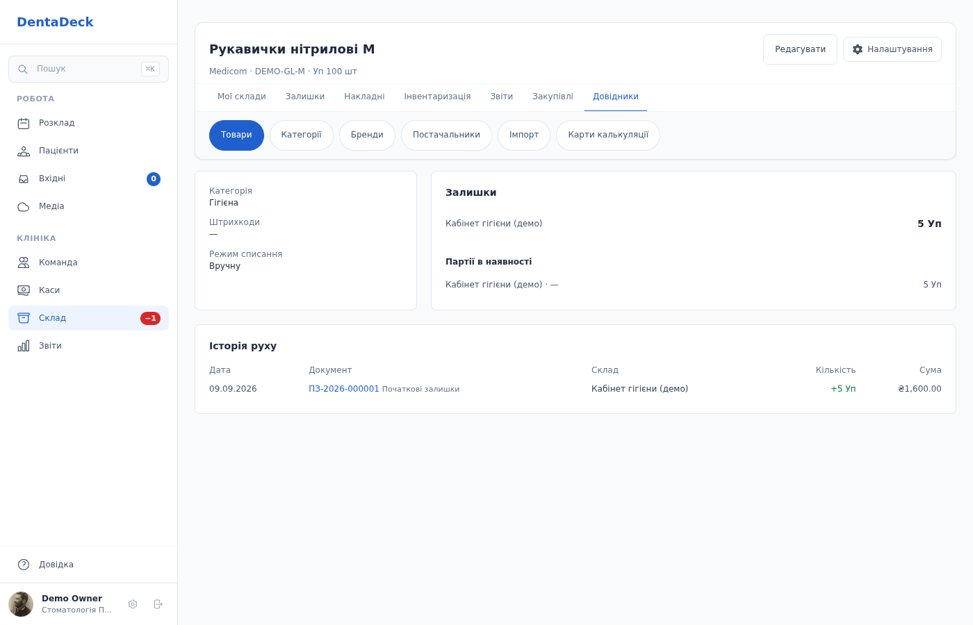 Картка перегляду товару